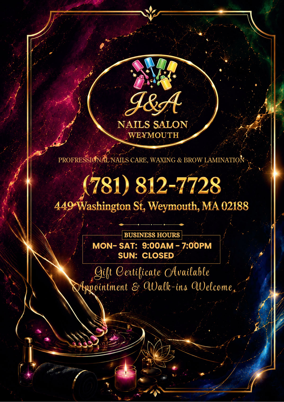J & A NAILS SALON WEYMOUTH