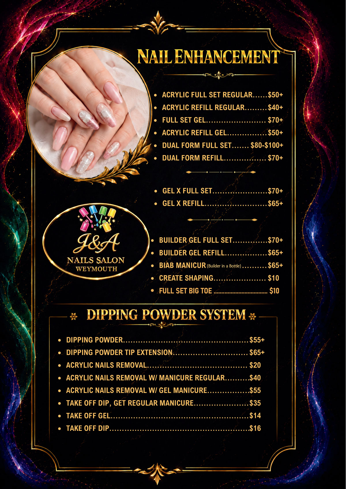 J & A NAILS SALON WEYMOUTH